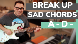 A and D Minor Tracks with Chord Charts